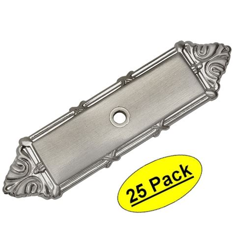 steel plate cabinet pulls|backplates for cabinet knobs.